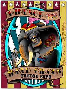 INKED CIRCUS TATTOO EXPO - WINDSOR (July 11-13th, 2025)