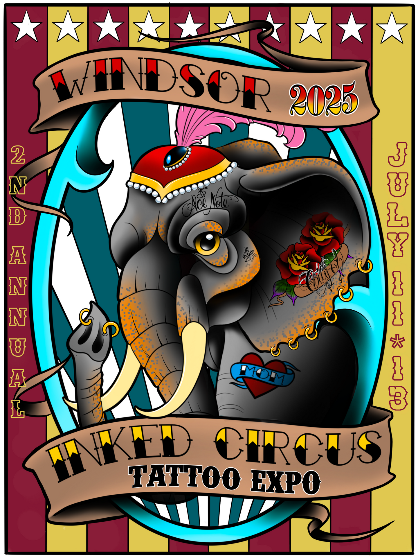 INKED CIRCUS TATTOO EXPO - WINDSOR (July 11-13th, 2025)