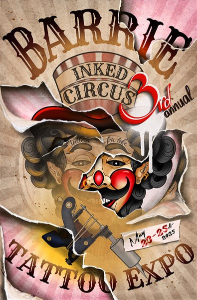 INKED CIRCUS TATTOO EXPO - BARRIE (May 23-25th, 2025)